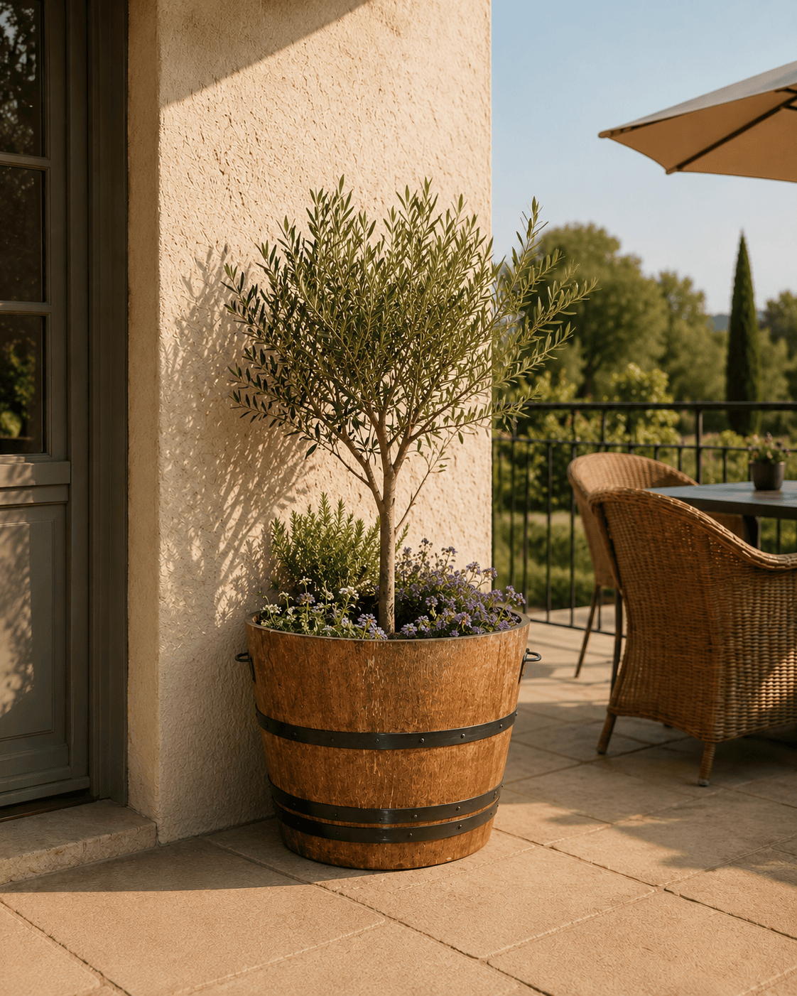 Jardinière Classique "Luxe" En Bois