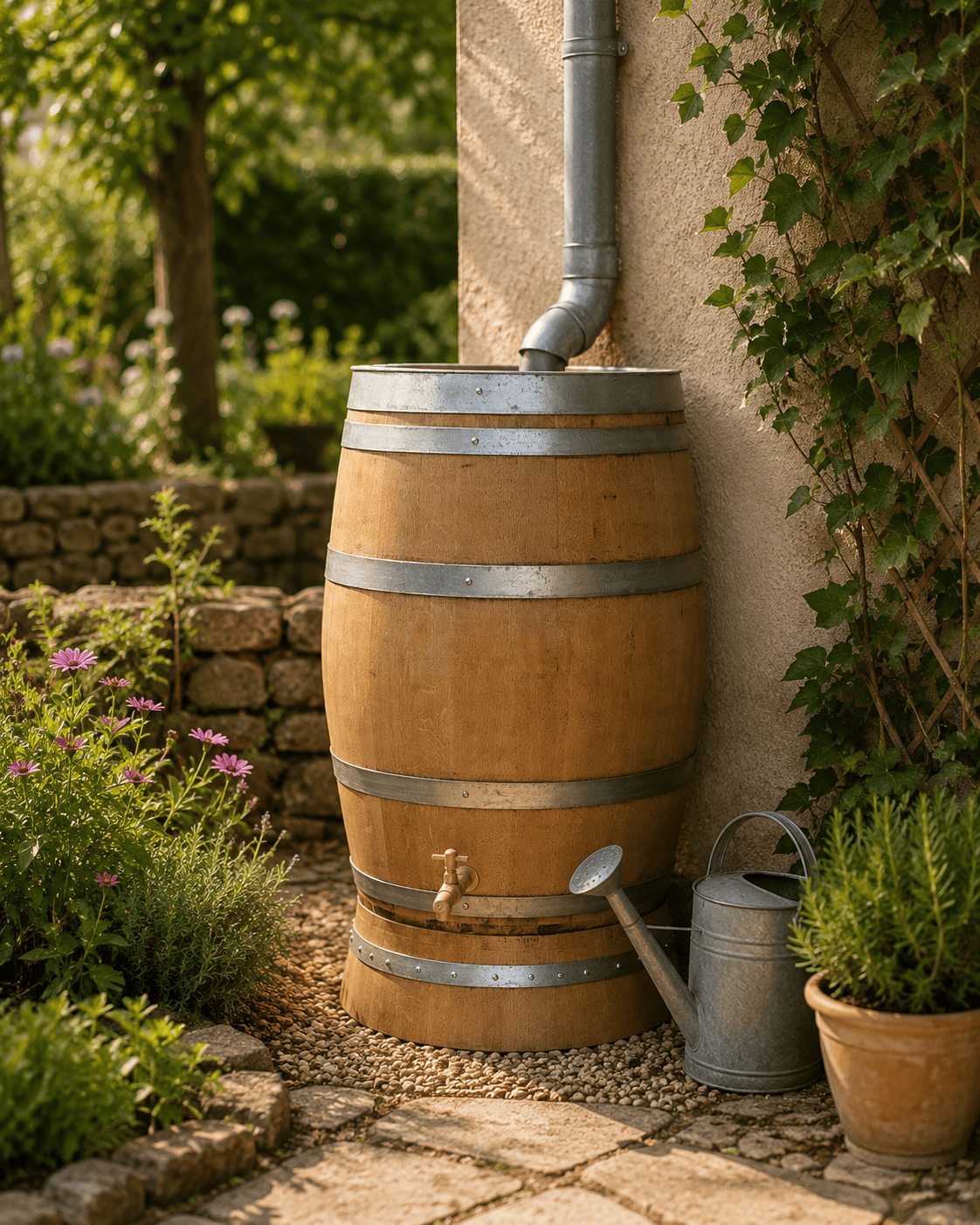 réserve à eau barrique