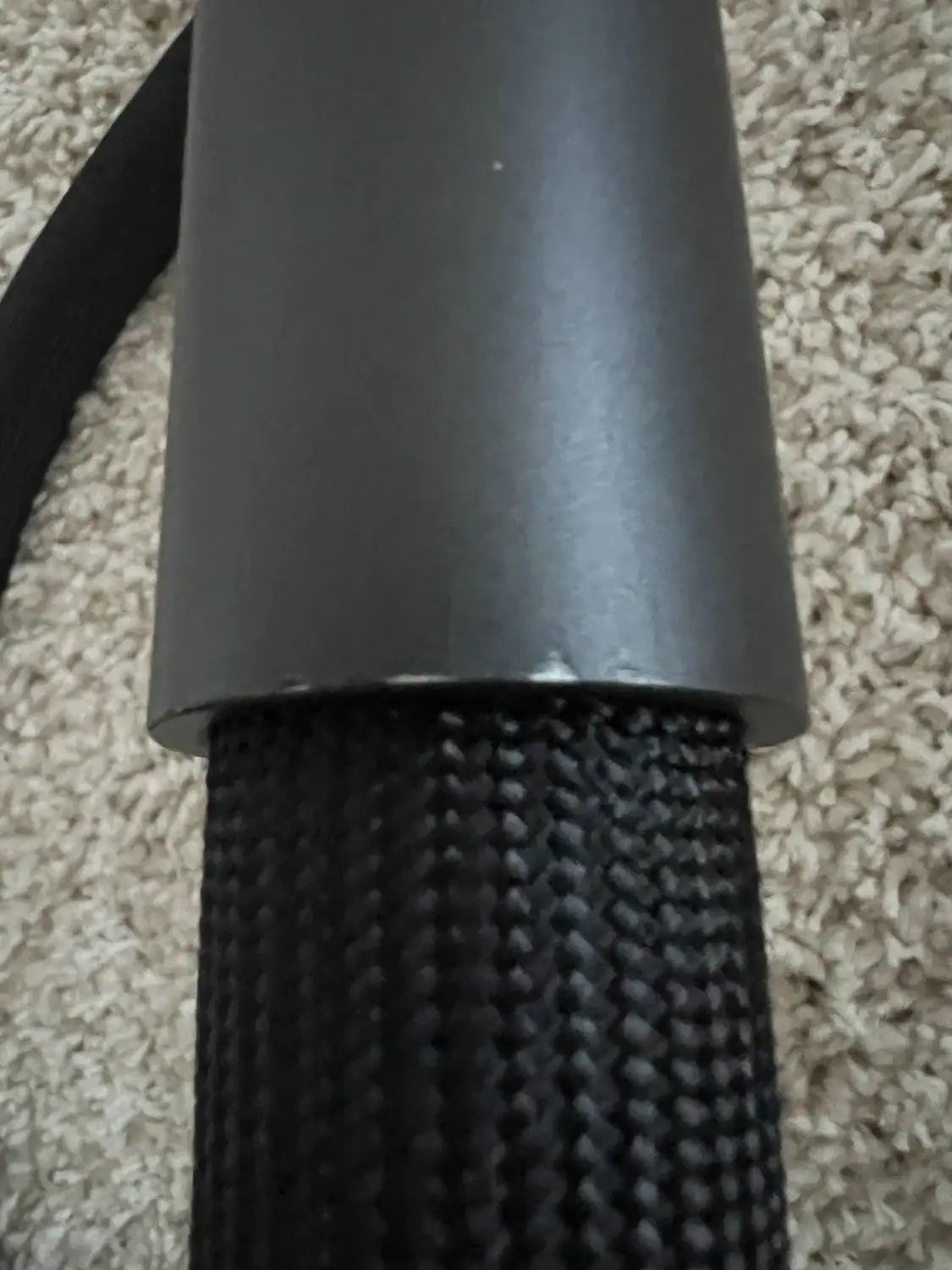 Goebel câble alimentation Lacorde Statement 150cm zoom sur une extrémité 2 avec défaut de peinture 2