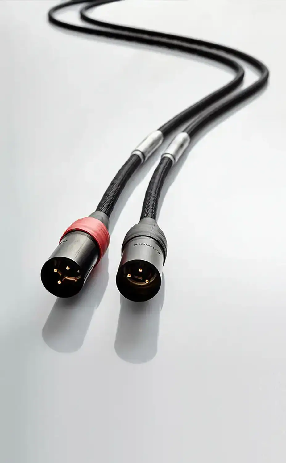 Jorma câble modulation XLR Trinity détail sur les connecteurs