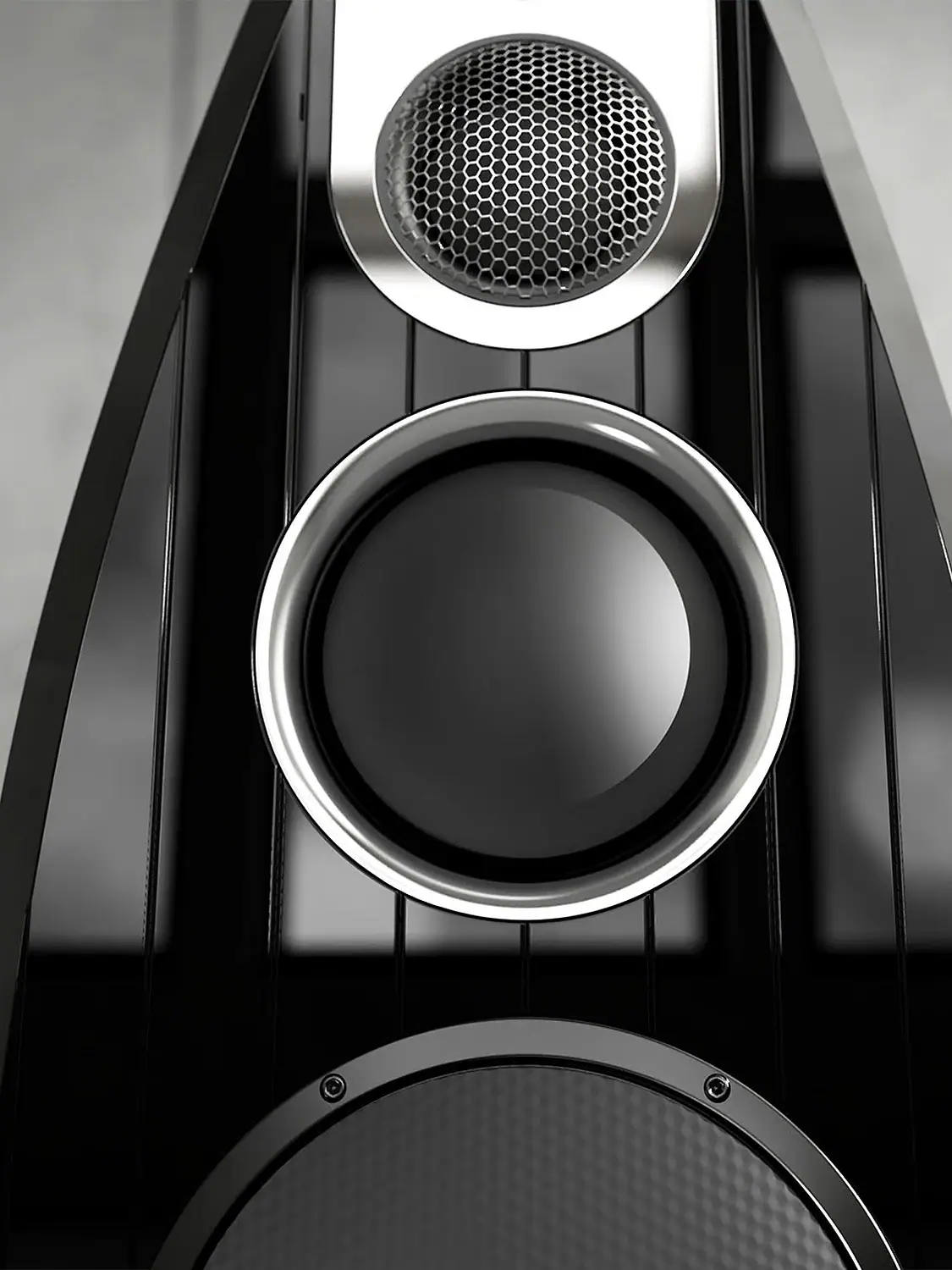 Zoom sur le haut-parleur médium de la Marten Coltrane Quintet