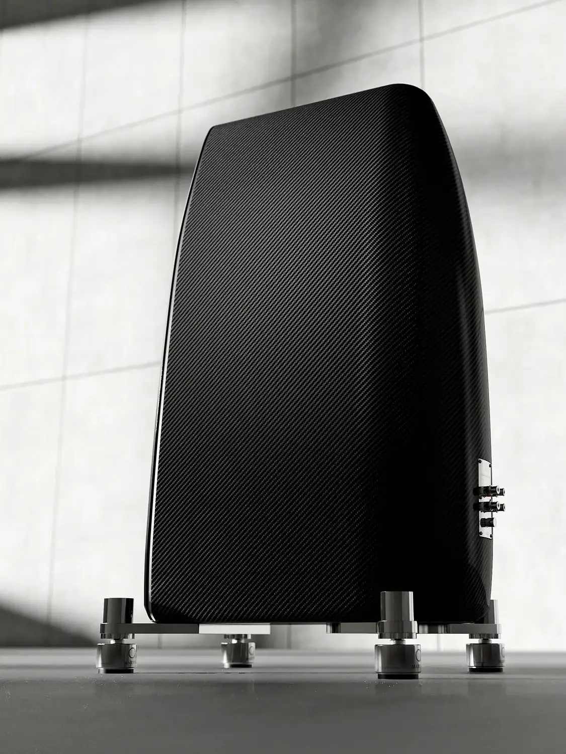 Vue de la Marten Coltrane Quintet en version caisse en fibre de carbone