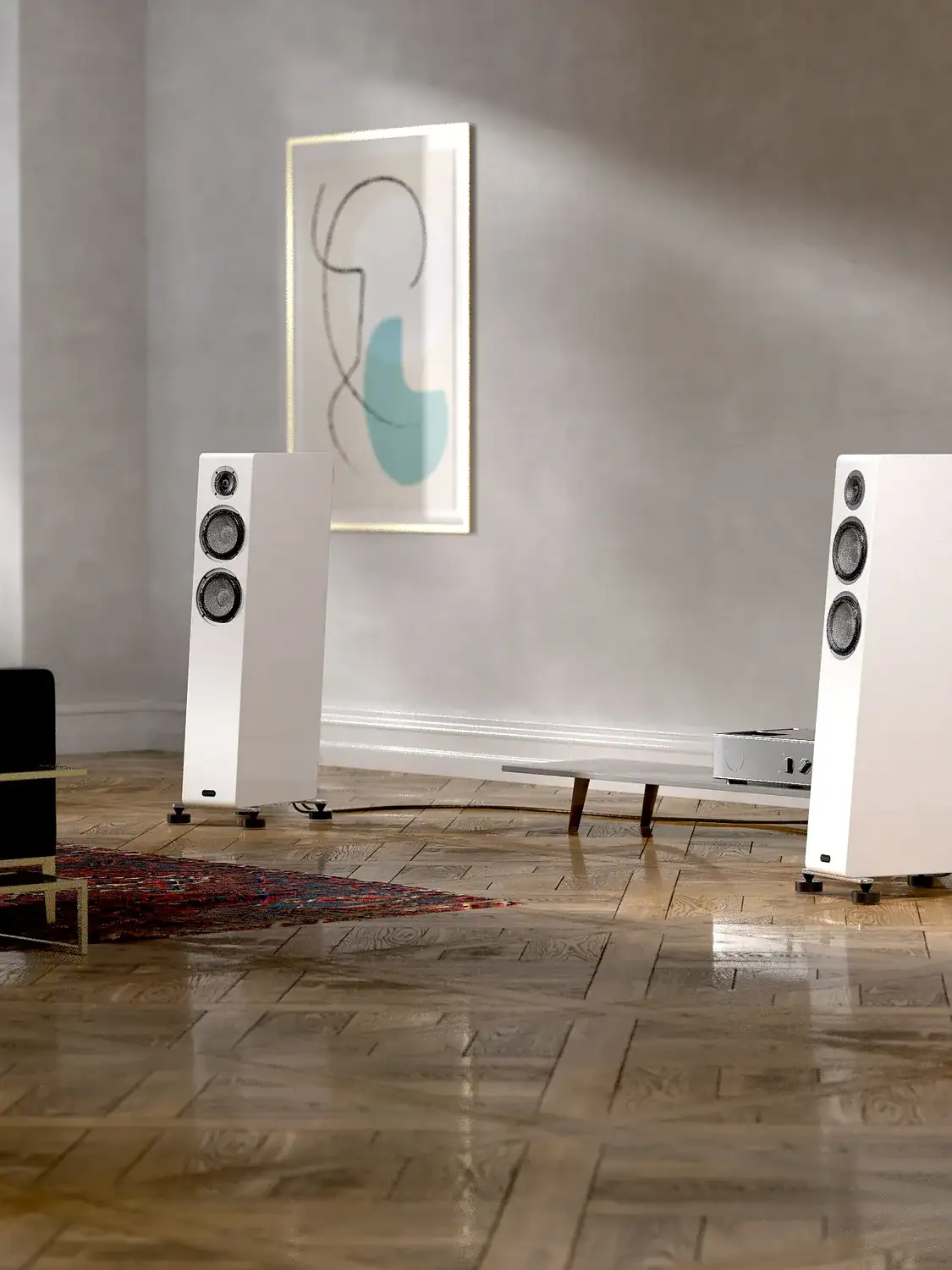 Marten Oscar Trio blanche vue éloignée