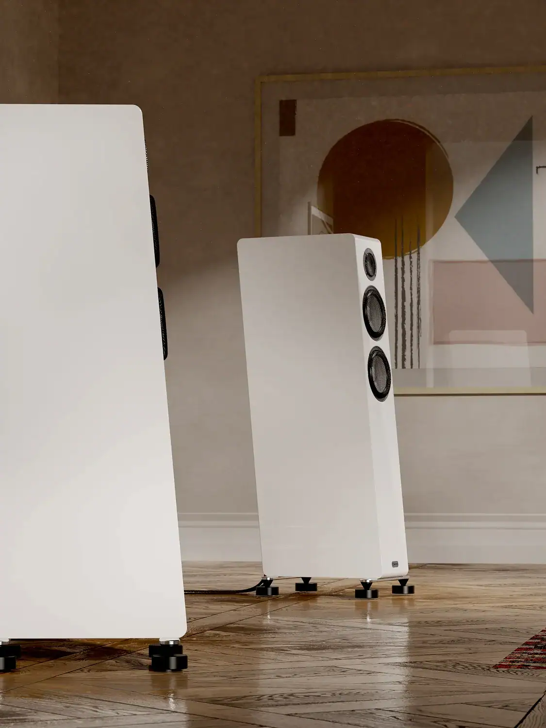 Marten Oscar Trio blanches vue de gauche