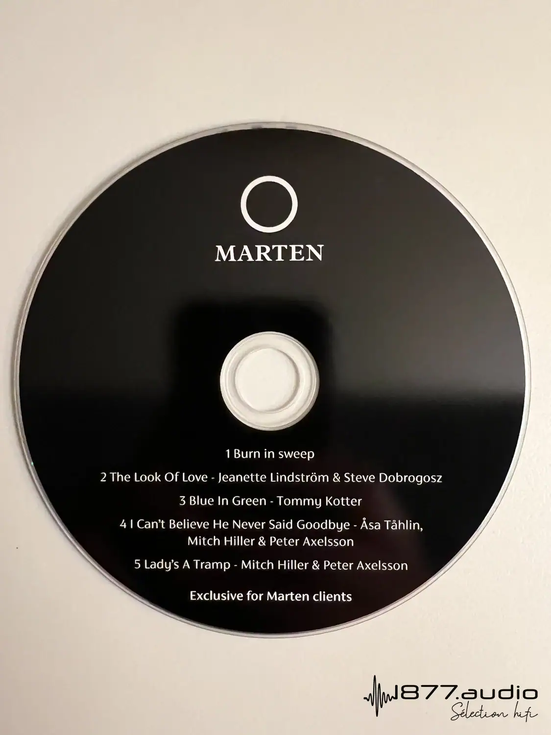 Marten Parker Trio CD de rodage