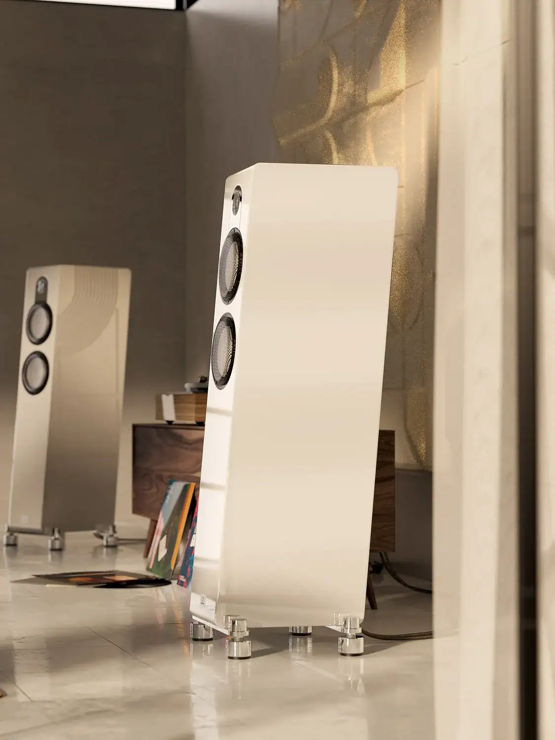 Marten Parker Trio finition blanche vue de droite