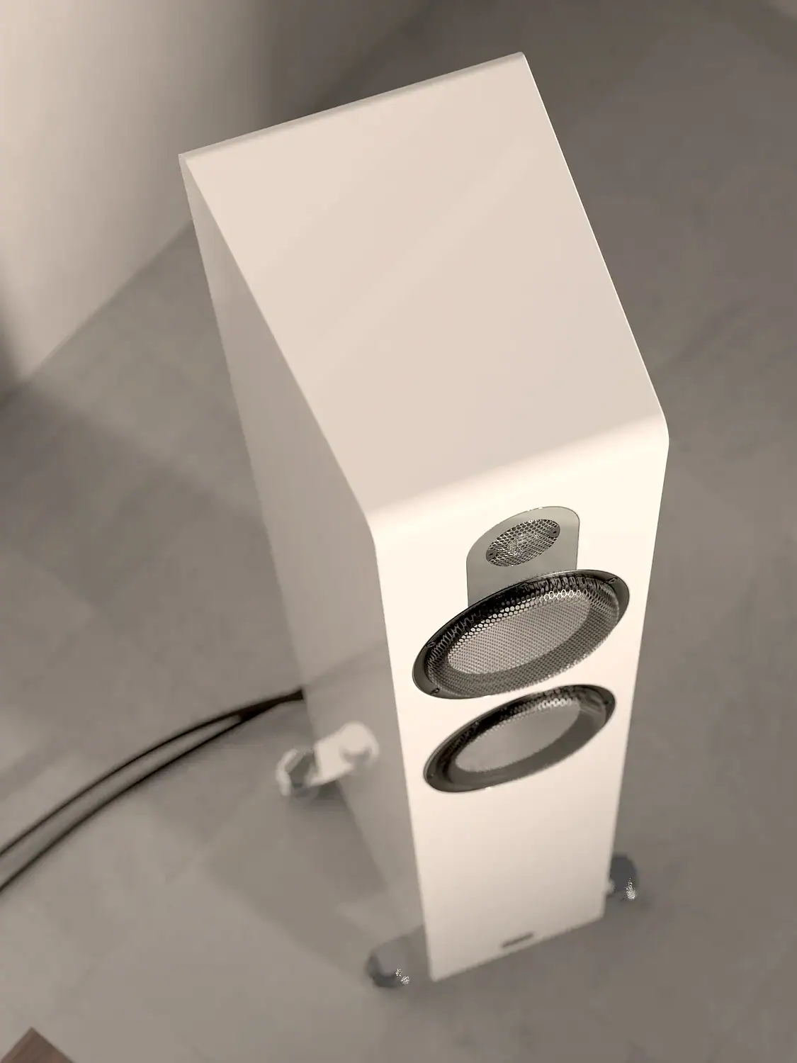 Marten Parker Trio finition blanche vue de haut