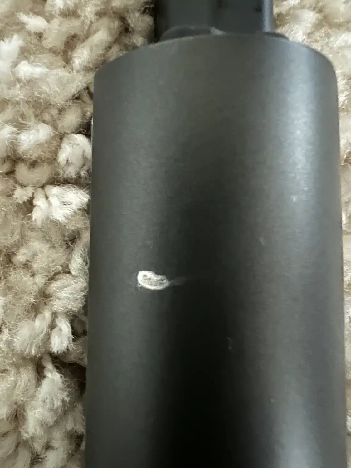 Goebel câble alimentation Lacorde Statement 150cm zoom sur une extrémité 2 avec défaut de peinture