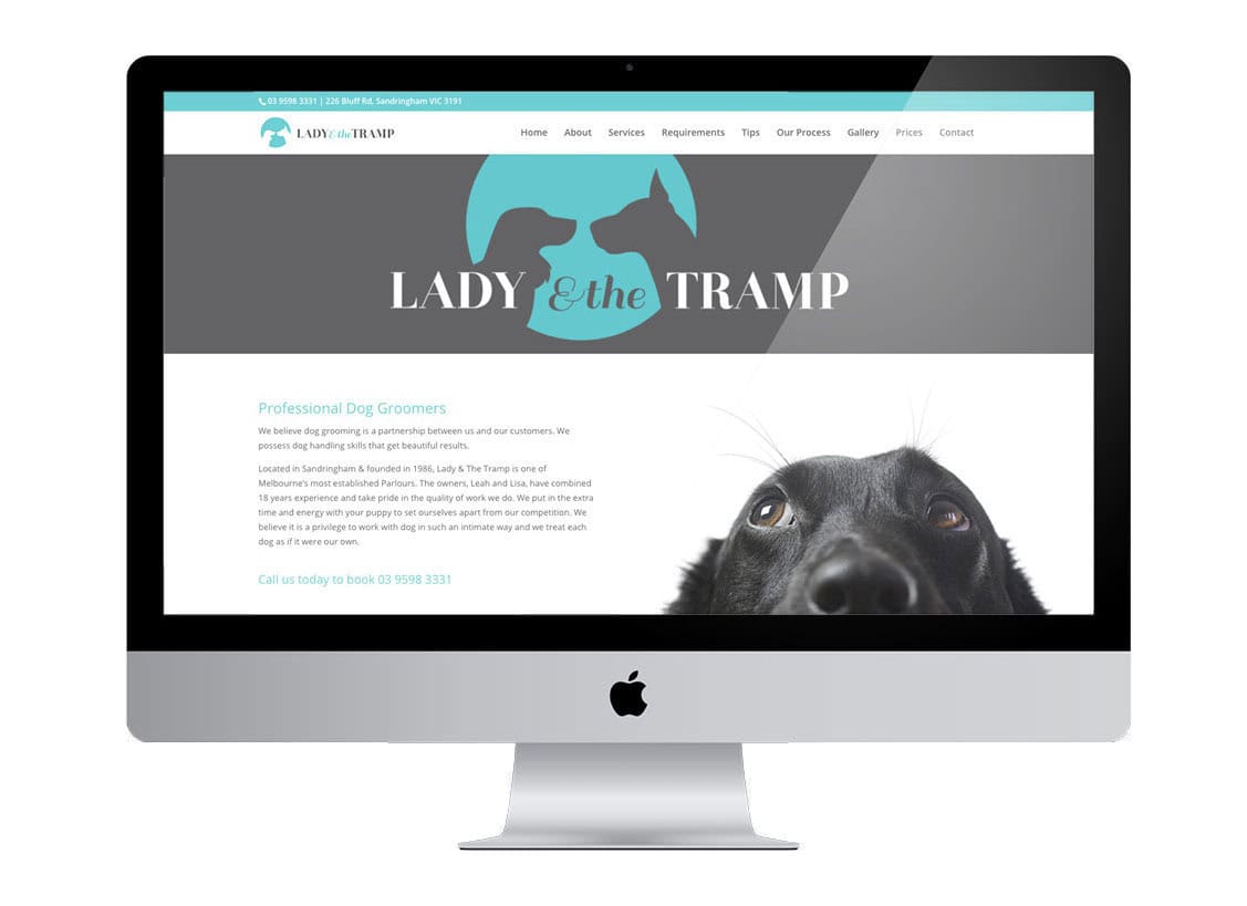 Lady & the Tramp Website Design Lady & the Tramp Website Design