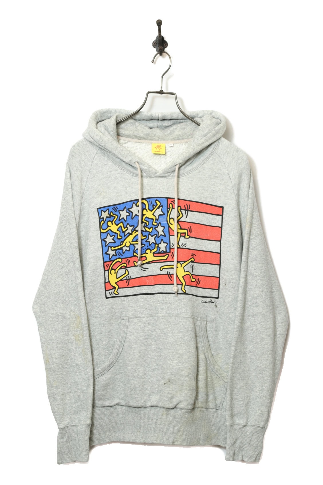 USED KEITH HARING PRINTED SWEAT PARKA/M