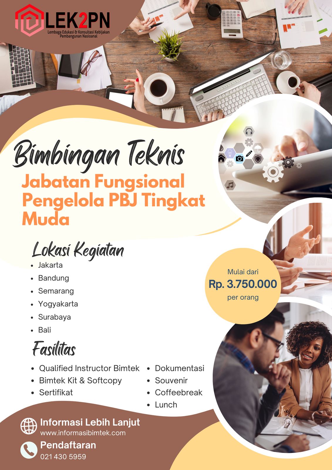 BIMTEK JABATAN FUNGSIONAL PENGELOLA PBJ TINGKAT MUDA