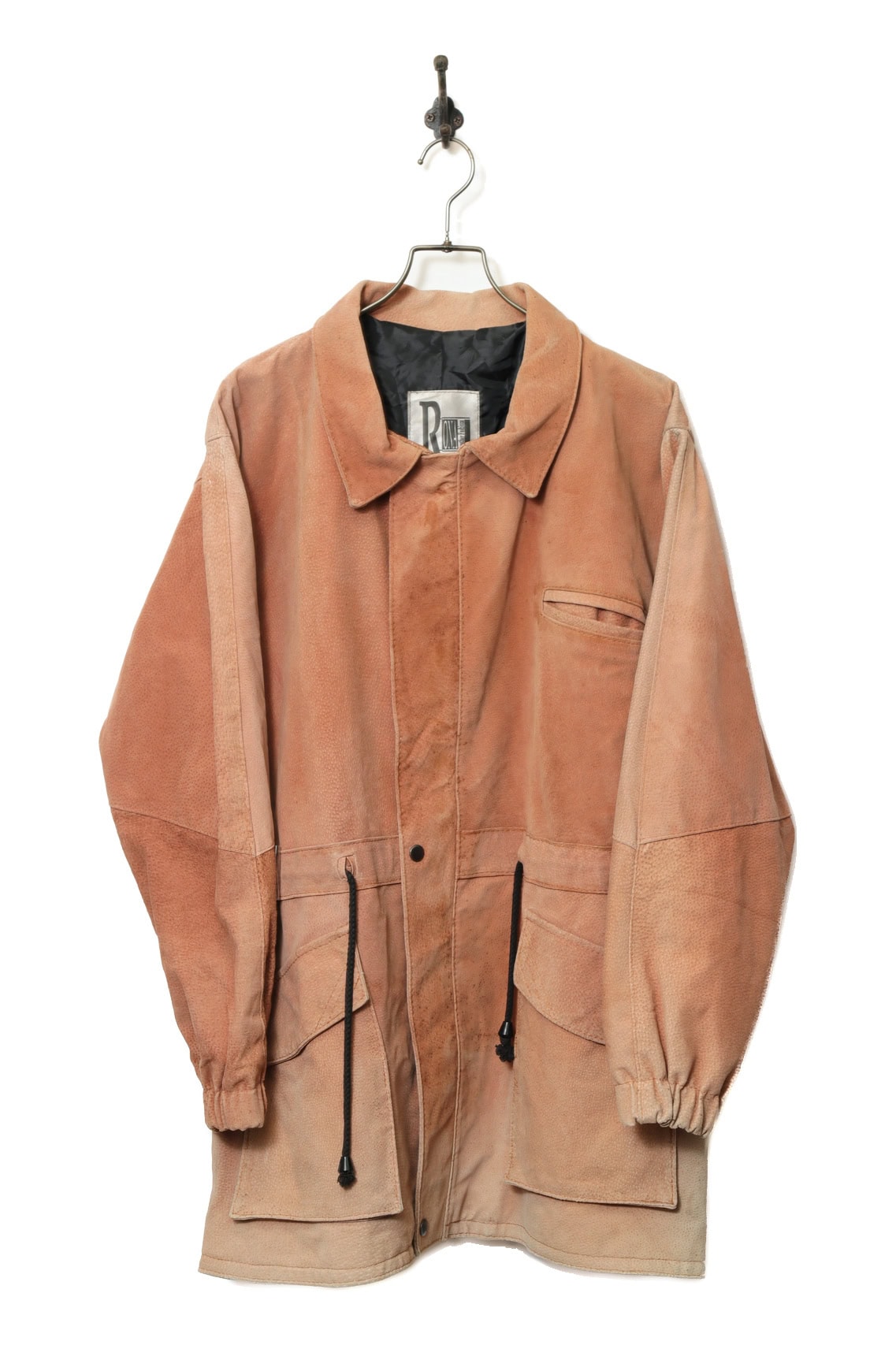 VINTAGE SUEDE LEATHER COVERALL JACKET/XL