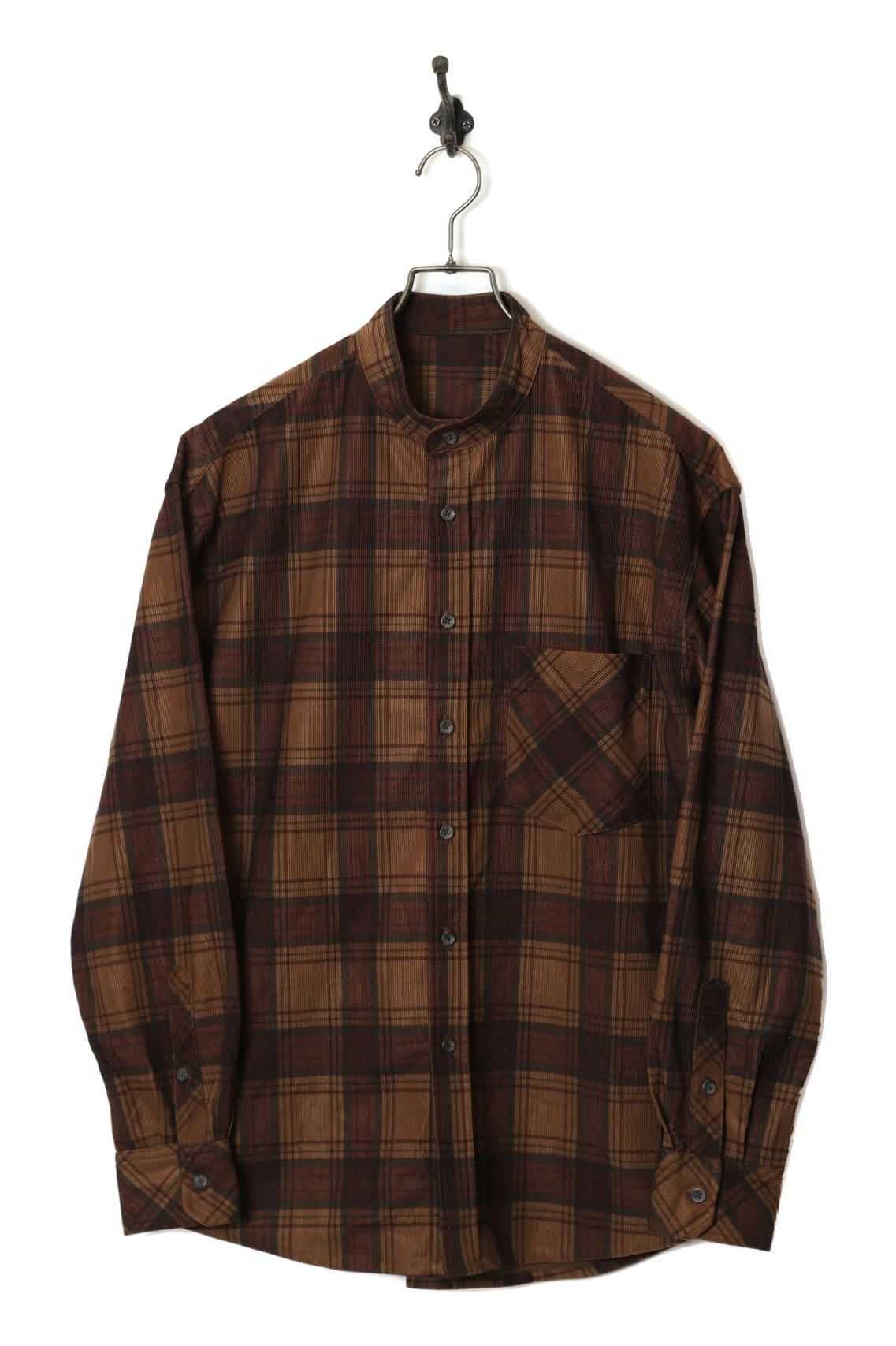 VINTAGE CORDUROY PRINTED SHIRT/L