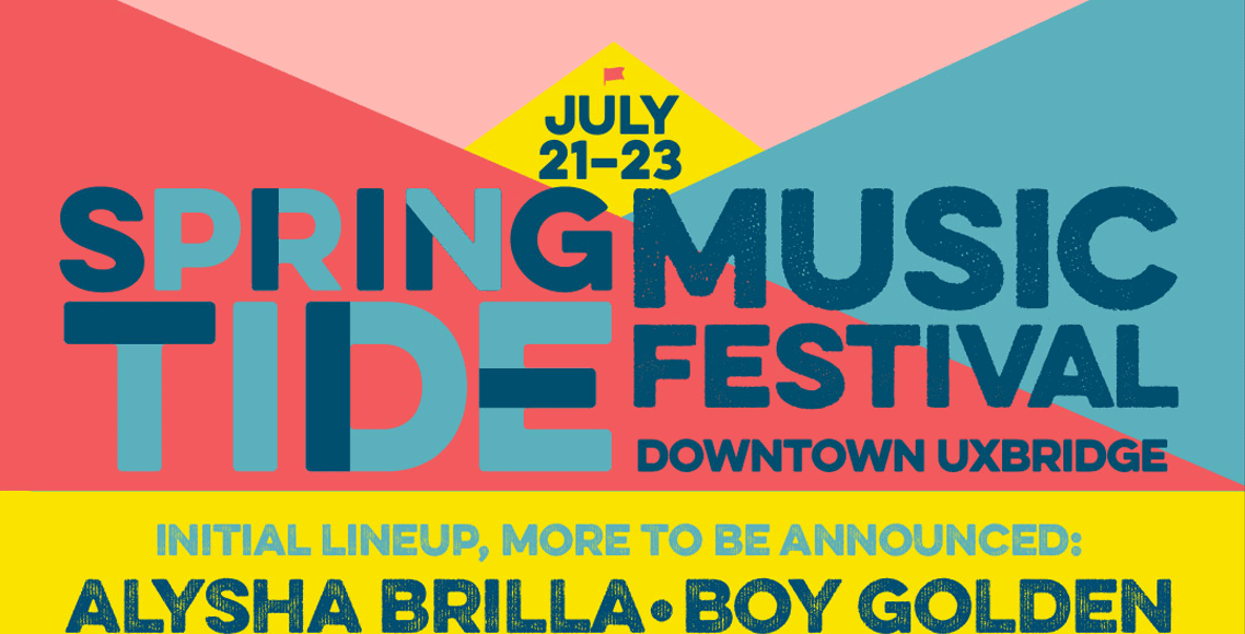 Here are the first wave of artists slated to hit the stage at Springtide Music Festival in Uxbridge