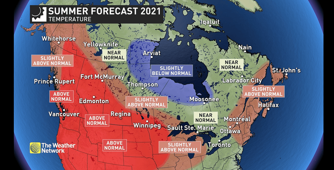 Summer weather forecast 2021