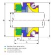Type 55 mechanical seal diagram