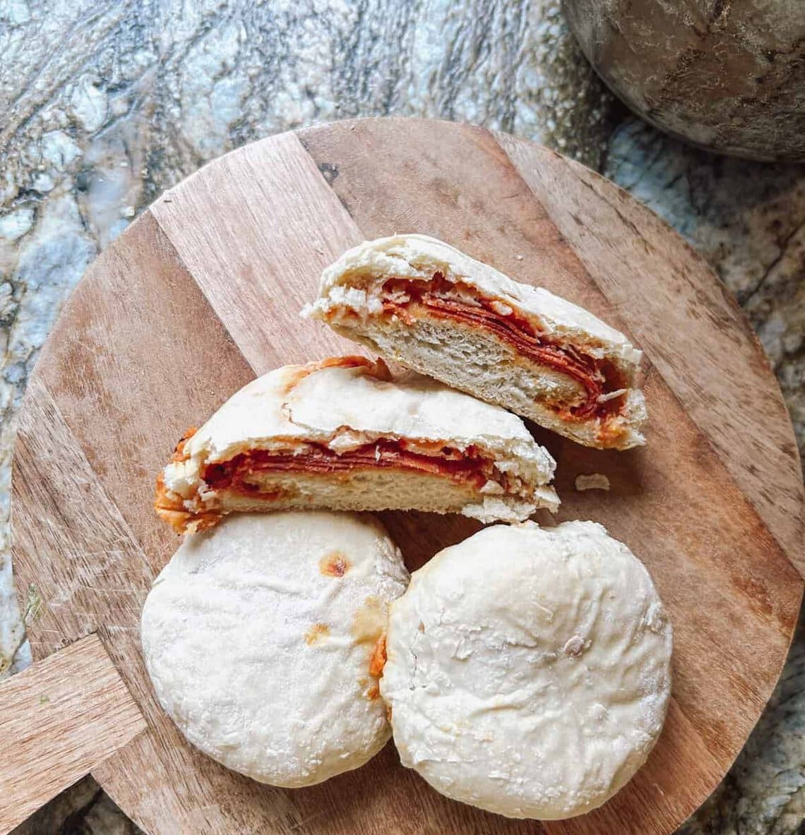 homemade pizza rolls