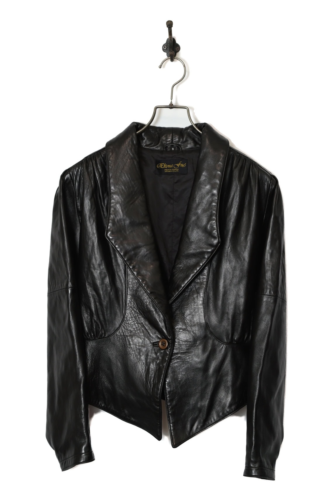 VINTAGE SHORT LEATHER JACKET/S
