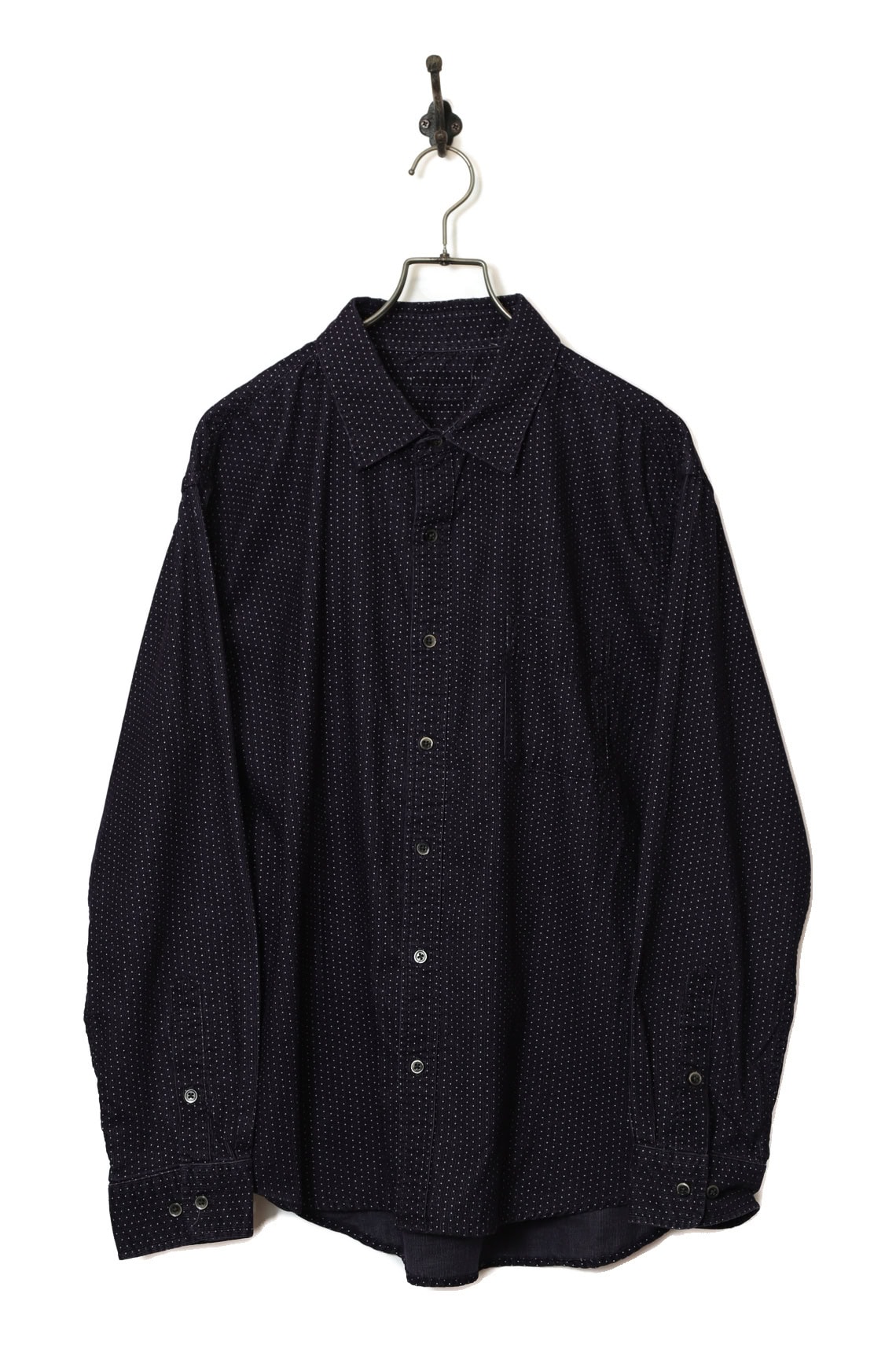 VINTAGE PATTERN PRINTED SHIRT/L