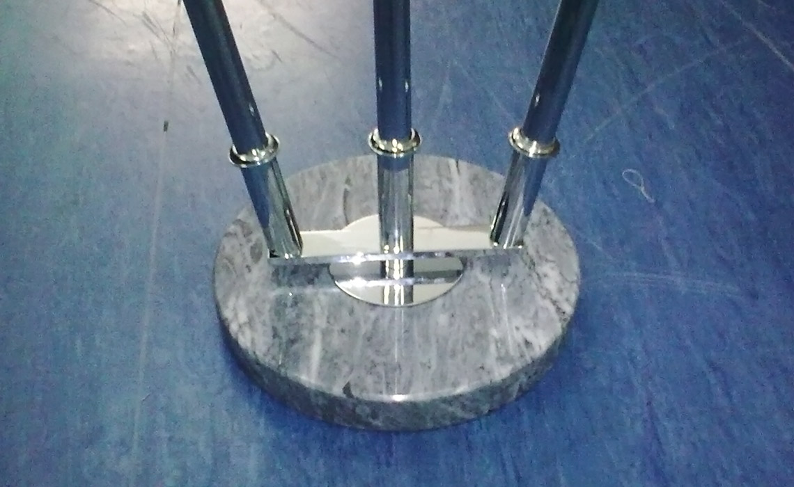 Pedestais para bandeiras