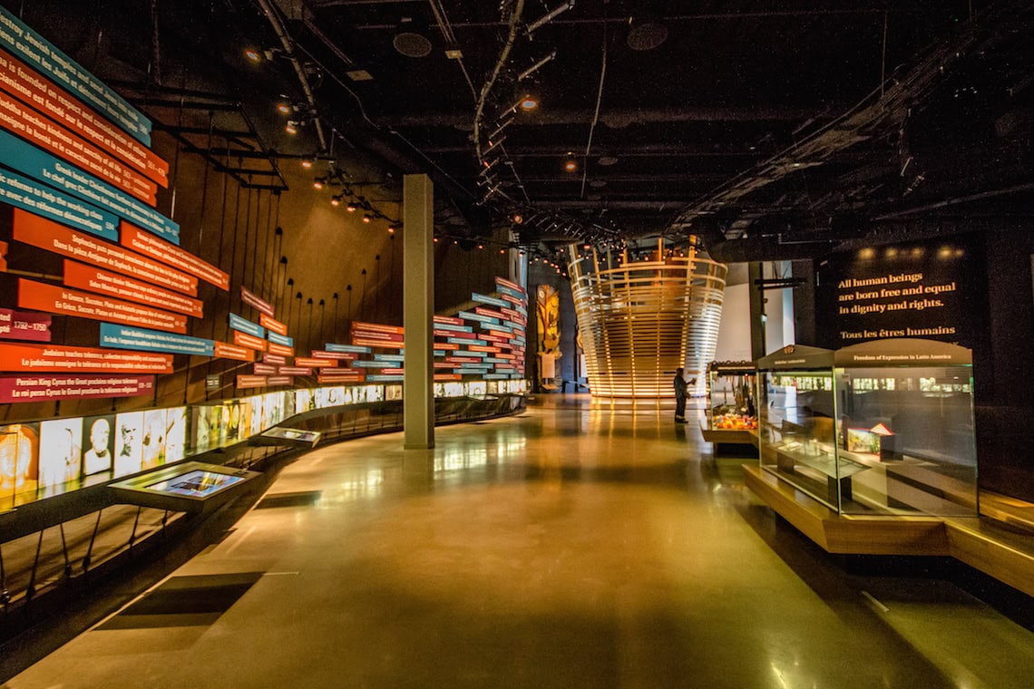 The Canadian Museum of Human Rights in Winnipeg, Manitoba