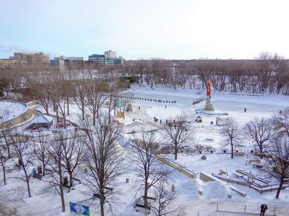The Forks in Winnipeg, Manitoba