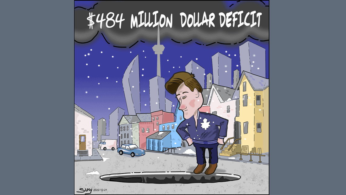 Views from the 6ix cartoon – Deficit