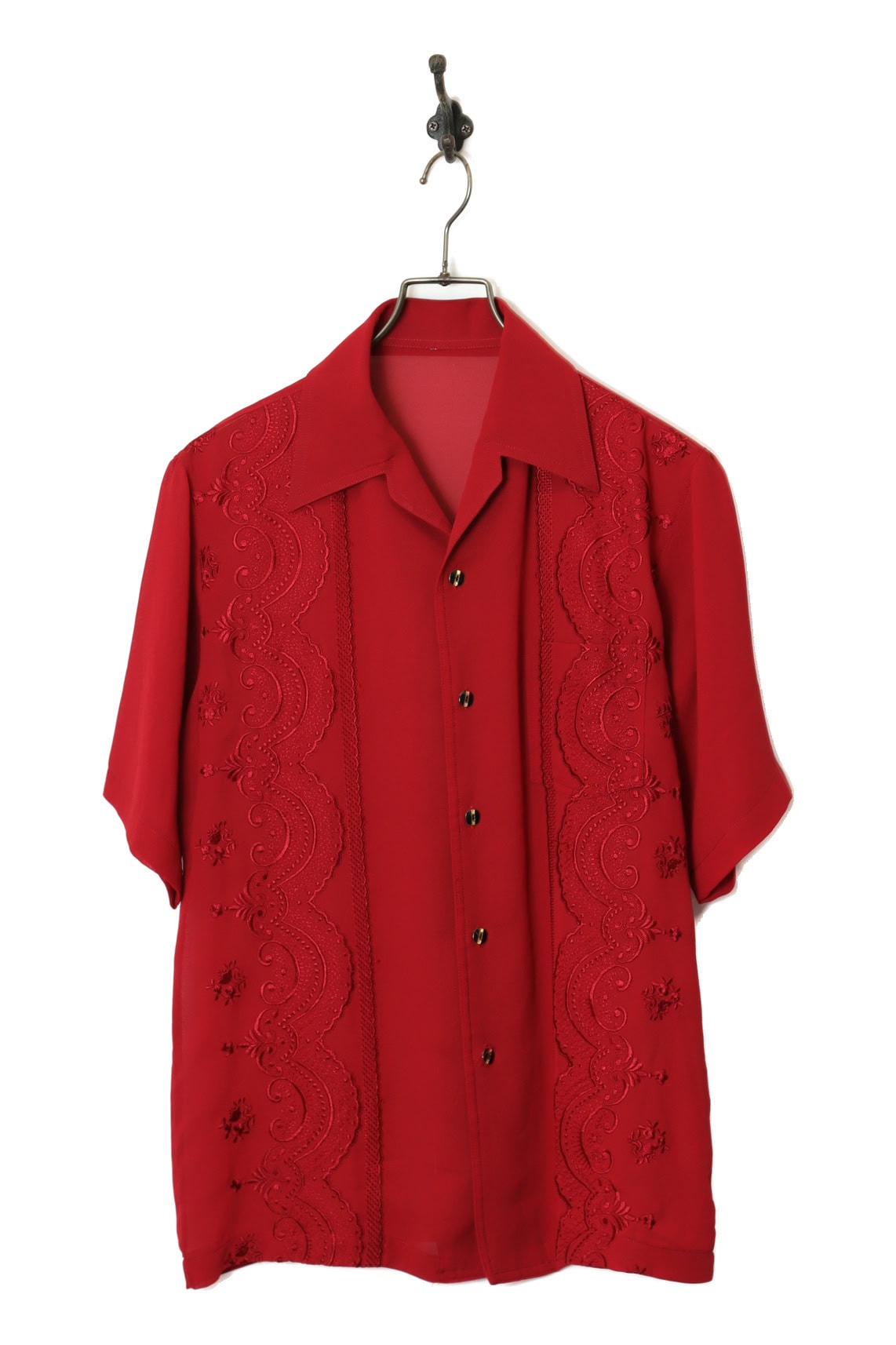 VINTAGE EMBROIDERY SHIRT/M