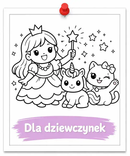 Kolorowanki dla dziewczynek