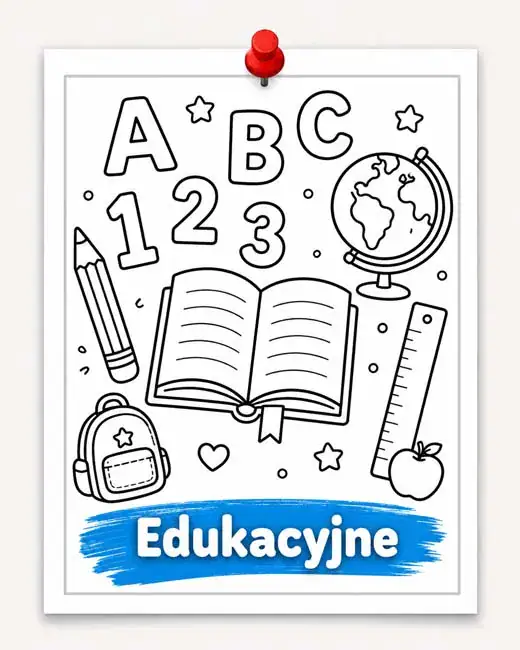Kolorowanki edukacyjne