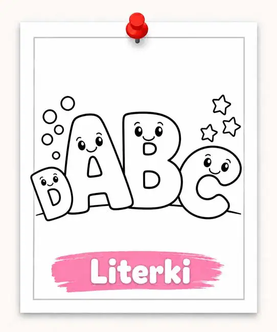 Kolorowanki literki