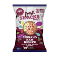 Envase de snack semihúmedo Fresh Low Grain de jamón para perro