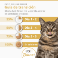 Cuisine Dinner de Pollo con Salmón para gato, detalle