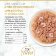 Cuisine Fillet Filetes de Atún con Gambas en Caldo para gato, detalle