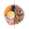 Cocinado: Men&uacute; Ib&eacute;rico Royale (Cerdo/Jabal&iacute;) Congelado Cocinado para perro, detalle