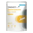 Trovet Plus Urinary Struvite, comida húmeda para gatos con pollo fresco para soporte urinario y disolución de estruvita – sobre de 85 g