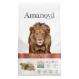 Comida húmeda Amanova para gatos esterilizados de pollo, natural y sin cereales