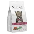 Comida húmeda Amanova para gatos esterilizados de salmón, natural y sin cereales