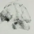female nude drawings of women showing her back by olaf melcher