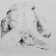 female nude drawings of women showing her back by olaf melcher