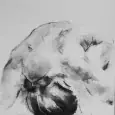 female nude drawings of women showing her back by olaf melcher