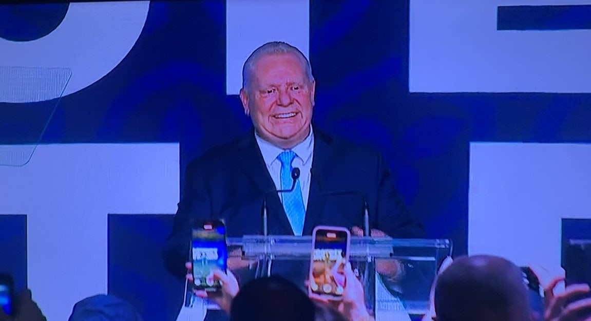 Doug Ford’s PC Party wins third straight majority in early election