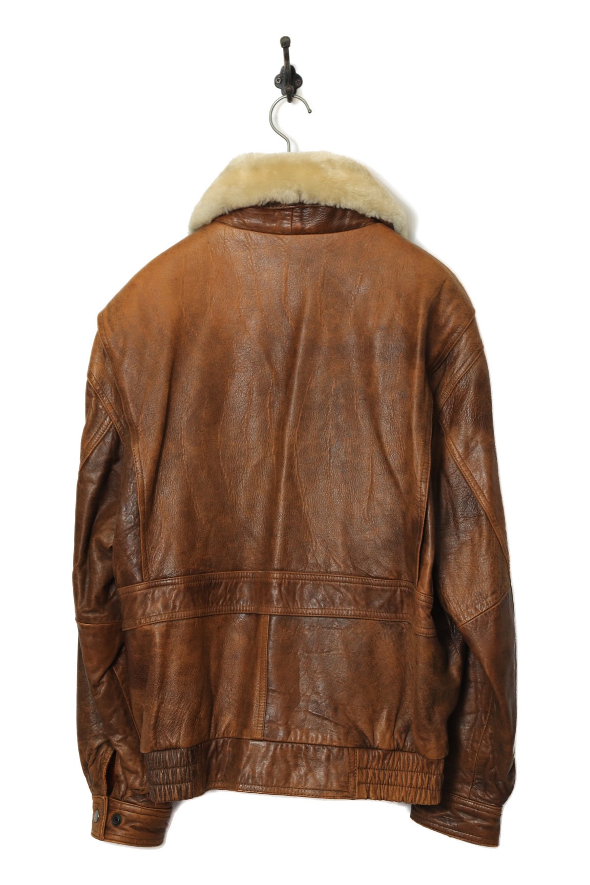 VINTAGE BOMBER LEATHER JACKET/L - 画像 (7)