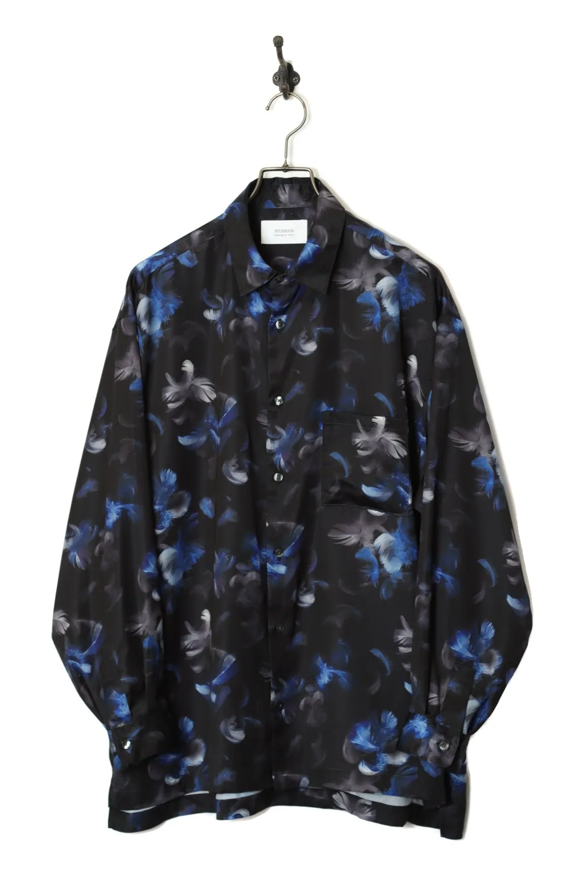 USED STUDIOUS PATTERN PRINTED SHIRT/XL