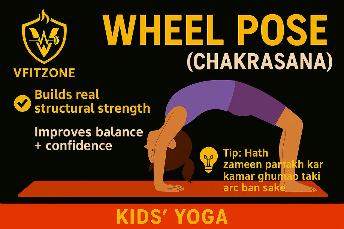 Yoga for Kids – Chakrasana (Wheel Pose) for Structural Strength