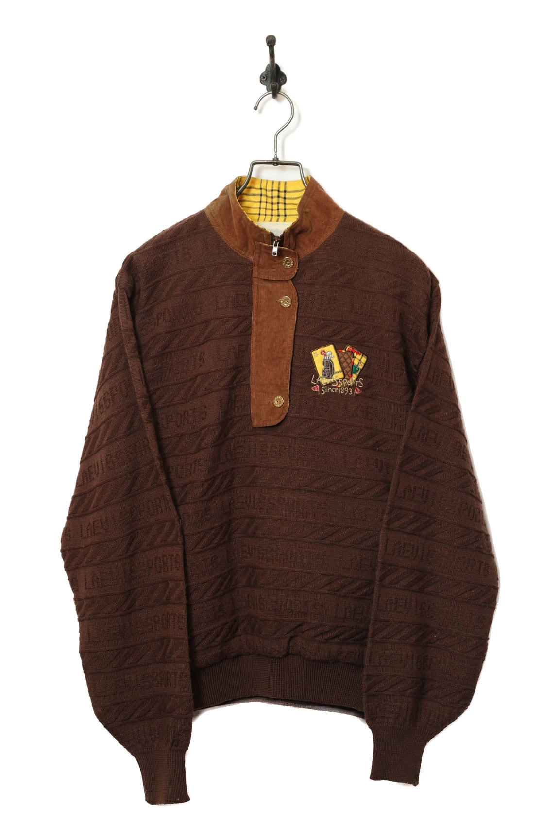 VINTAGE KNIT PULL OVER/M