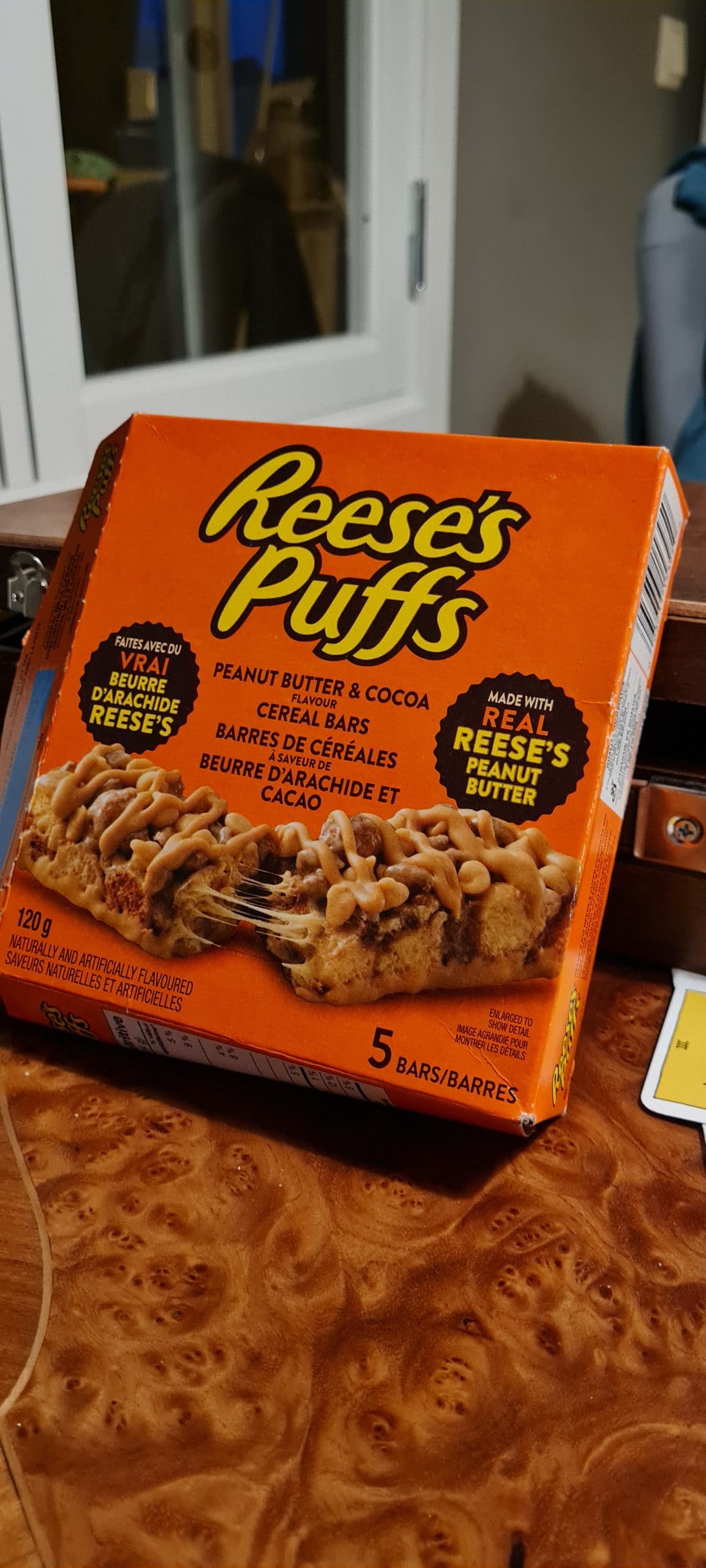 Vad innehåller Reeses puffs amerikansk godis