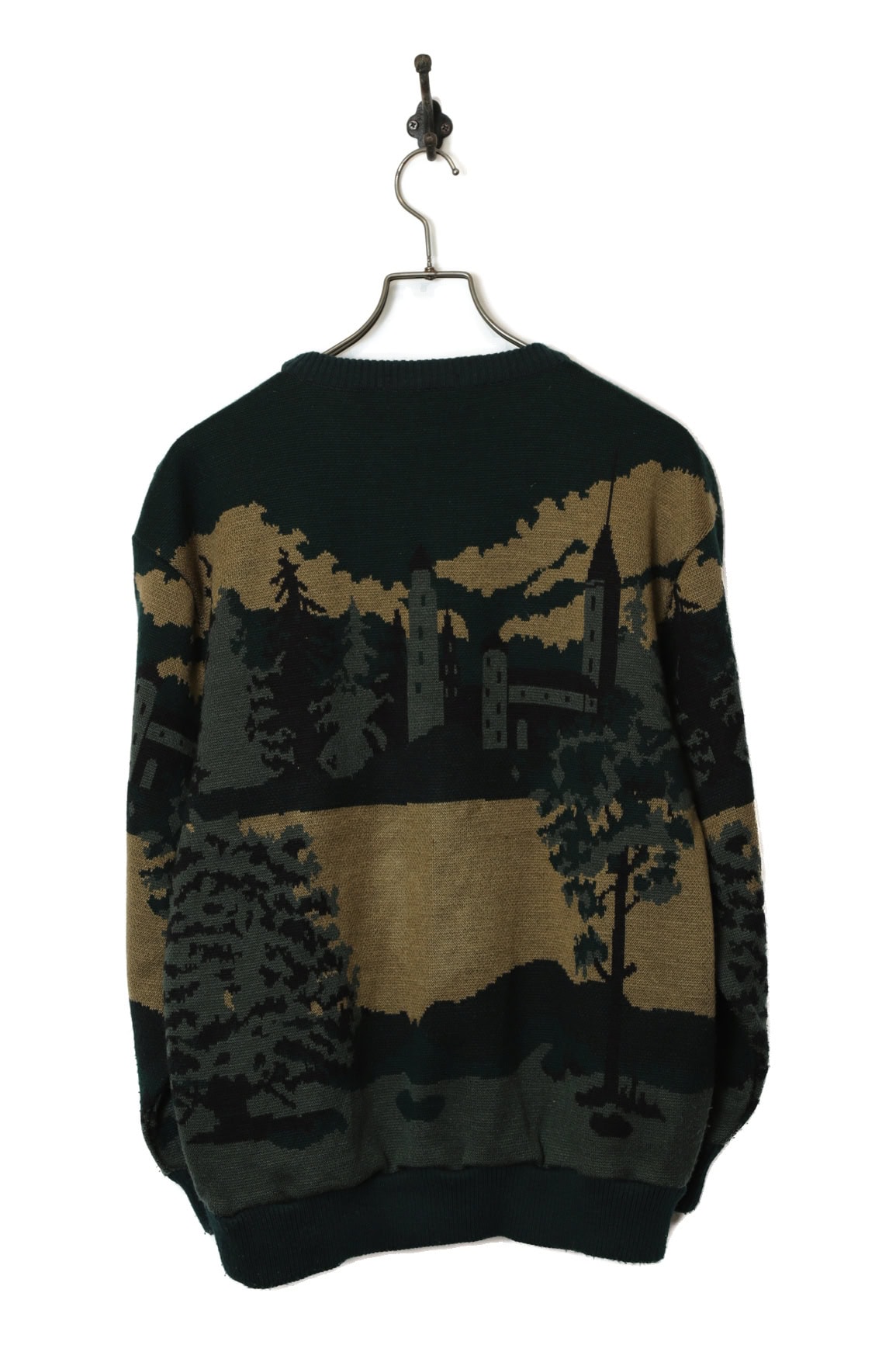 VINTAGE PRINTED KNITTED SWEATER/L - 画像 (7)