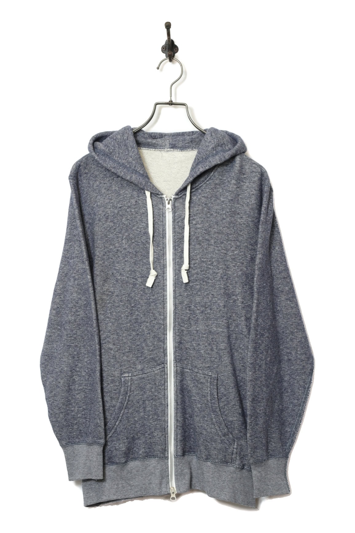 VINTAGE ZIP UP SWEAT PARKA/L