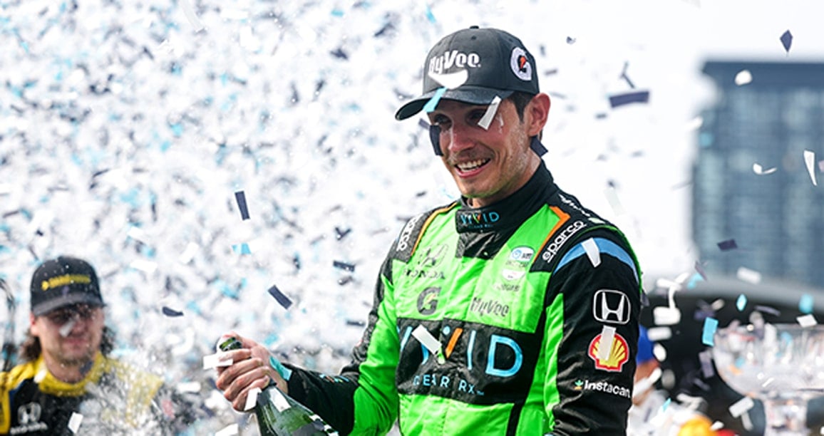 Christian Lundgaard Gets First Career Win at Honda Indy Toronto